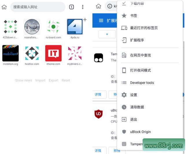 Kiwi浏览器APP(猕猴桃浏览器) v124.0.6最新版下载