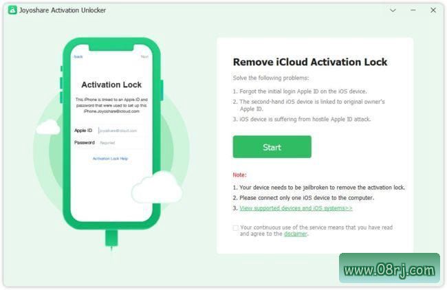 Joyoshare Activation Unlocker(iOS系统解锁工具) v2.0.0.16 便携版