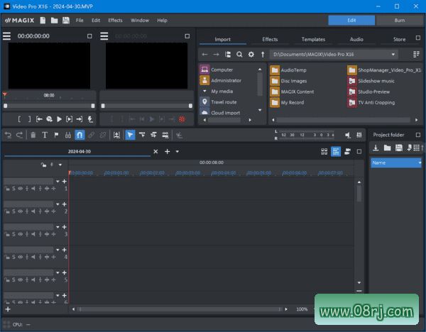 MAGIX Video Pro X16(专业视频编辑) v22.0.1.215 破解版