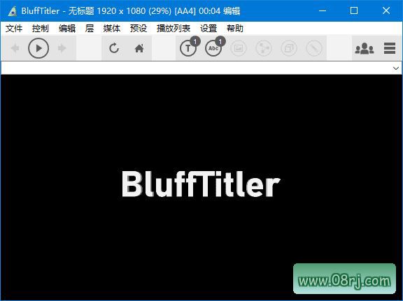 BluffTitler(3D文字动画制作软件) v16.5.0.7 多语便携版