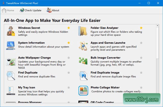 TweakNow WinSecret Plus!(系统优化软件) v5.5.3 便携版