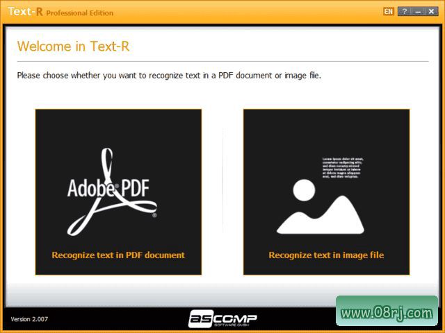 ASCOMP Text-R(OCR文字识别软件) Pro v2.007 便携版