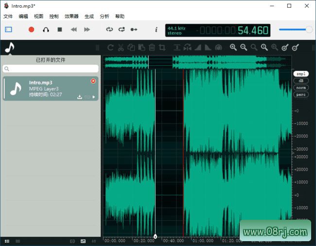 ocenaudio(免费的录音和音频编辑软件) v3.11.22 中文免费版