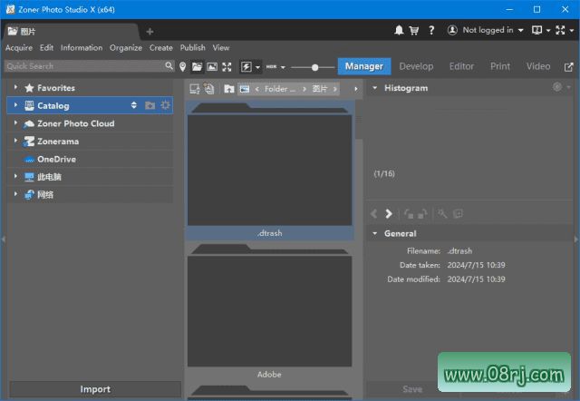 Zoner Photo Studio X(照片编辑管理) v19.2409.2.579 便携版