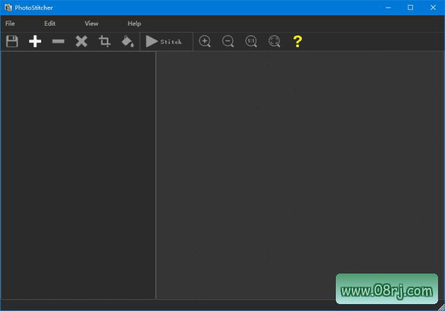 PhotoStitcher全景图拼接软件界面