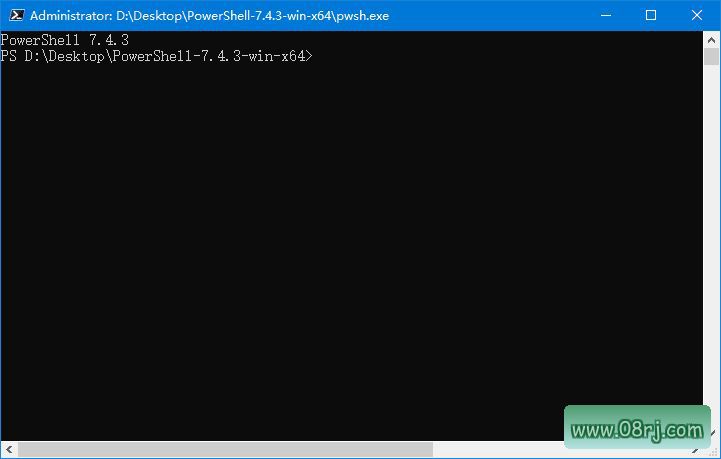 Windows PowerShell(命令行程序) v7.4.3 中文绿色版