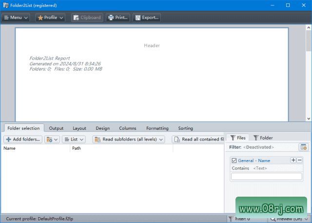 Folder2List(文件列表生成工具) v3.28.5 便携版